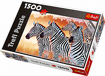 Пазл "1500" - Зебри, Trefl, 26129 Пазл "1500" - Зебри, Trefl, 26129