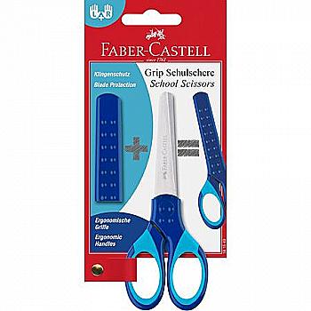 Ножницы детские "Faber-Castell" Grip синие. 181549 Ножницы детские "Faber-Castell" Grip синие. 181549