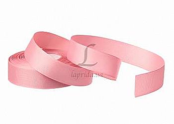 Лента репсовая 2,5 cм-18 м, розовая GX-191