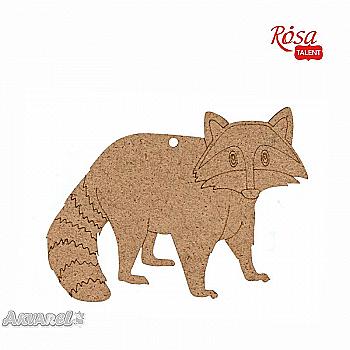 Заготівка Єнот, ДВП, 10*7,5 см, 1 шт, Rosa Talent (5)