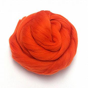 Вовна мерінос 23 мк 50 г №012, морквяний Чарівна мить Вовна мерінос 23 мк 50 г №012, морквяний Чарівна мить