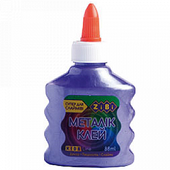 Клей металік фіолетовий на PVA-основі, 88 мл, ZB.6117-07 Клей металік фіолетовий на PVA-основі, 88 мл, ZB.6117-07