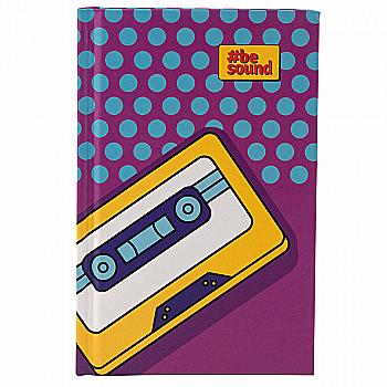 Книга записная А6 80 л. кл. тверд. обложка BeSound-2, K19-199-2 Книга записная А6 80 л. кл. тверд. обложка BeSound-2, K19-199-2
