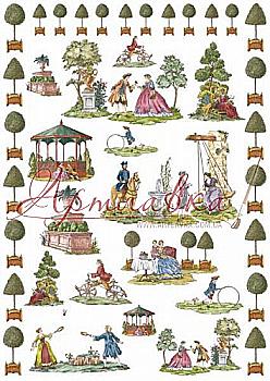 Карта декупажная 50*70 см, Игры 18-го века, 60 г/м², EAS.218 Calambour Карта декупажная 50*70 см, Игры 18-го века, 60 г/м², EAS.218 Calambour