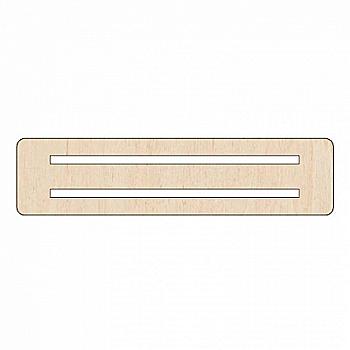 Заготівка дерев`яна Підставка довга (1/2 прорізи), 812(11-12) Заготівка дерев`яна Підставка довга (1/2 прорізи), 812(11-12)