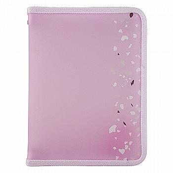 Папка объемная на молнии, А5+, Shine, розовая, 1808-10-A Папка объемная на молнии, А5+, Shine, розовая, 1808-10-A