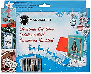 Креативный набор для каллиграфии Christmas Creations (маркеры + заготовки для открыток), MC170-CHR Manuscript