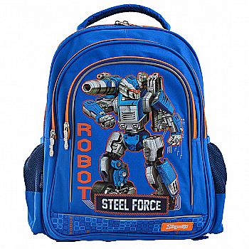 Рюкзак школьный 1В S-22 "Steel Force", 37*29*11, 556345