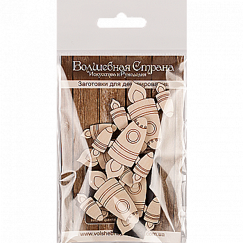 Заготовка деревянная для декорирования, FLC-104