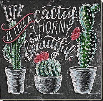 Набор для вышивки бисером "Жизнь прекрасна", AB-662