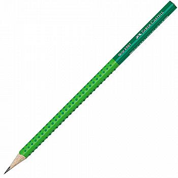 Олівець чорнографітний Grip2001, св. зелений-зелений, 517060, Faber-Castell Олівець чорнографітний Grip2001, св. зелений-зелений, 517060, Faber-Castell