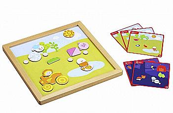 Игрушка деревянная Classic World "Магнитная игра День и ночь", 3534