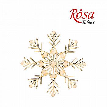 Заготівля Сніжинка 3, фанера, Д:10 см, 1шт, Rosa Talent (4)