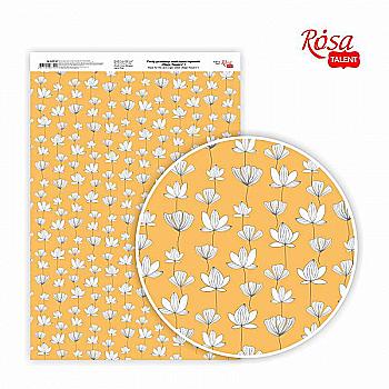 Бумага дизайнерская односторонняя А4 "Magic flowers" 1 глянцевая, 250 г/м2, Rosa Talent Бумага дизайнерская односторонняя А4 "Magic flowers" 1 глянцевая, 250 г/м2, Rosa Talent