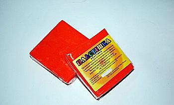 Пластика "Пластишка", оранжевый 0,075 кг, 0107 Пластика "Пластишка", оранжевый 0,075 кг, 0107