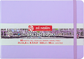 Блокнот для графіки Talens Art Creation 140 г/м, 21*15см, 80 арк, Pastel Violet, Royal Talens Блокнот для графіки Talens Art Creation 140 г/м, 21*15см, 80 арк, Pastel Violet, Royal Talens