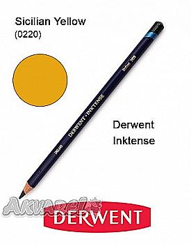 Карандаш акв."Inktense" (Имитация кит. туши) (0220), Жёлтый сицилийский,