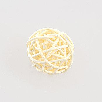 Куля ротангова біла, d-3 см, 973304 Куля ротангова біла, d-3 см, 973304