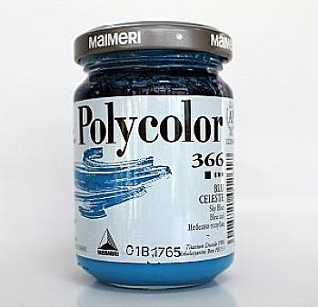 Краска акриловая Polycolor 140мл небесно-синяя 366