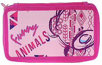 Пенал "Funny Animals", 2 від., 99503, Class Пенал "Funny Animals", 2 від., 99503, Class