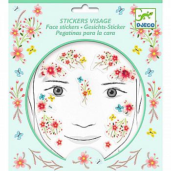 Набор наклеек для лица "Весенняя сказка", DJ09212 DJECO Набор наклеек для лица "Весенняя сказка", DJ09212 DJECO