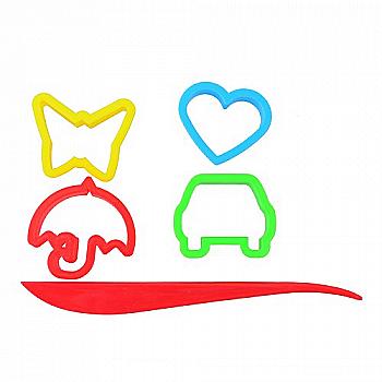 Набор формочек ддя лепки "Ассорти 5", 5 шт 1 Вересня, 540541