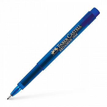 Ручка капілярна 0,8 мм Broadpen 1554 синій, 155451 Faber-Castell Ручка капілярна 0,8 мм Broadpen 1554 синій, 155451 Faber-Castell