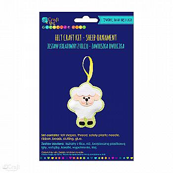 Креативний набір Підвіска з фетру - Овечка, KSFI-249 DpCraft Креативний набір Підвіска з фетру - Овечка, KSFI-249 DpCraft