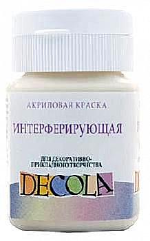 Краска акриловая розовая, 50 мл, интерферентная Decola 322 Краска акриловая розовая, 50 мл, интерферентная Decola 322
