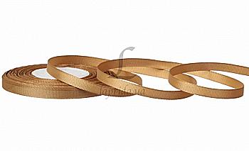 Лента репсовая 0,6 см (18 м), GX-206, темно-песочная