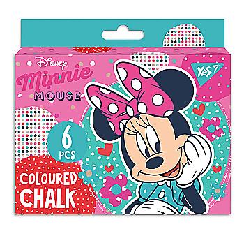 Крейда "Minnie Mouse" 6 шт, кольорова Jumbo, 400389 Yes