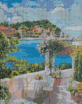 Алмазная мозаика "Завтрак у моря" 40*50 см, AMO7051 ТМ "Идейка" Алмазная мозаика "Завтрак у моря" 40*50 см, AMO7051 ТМ "Идейка"