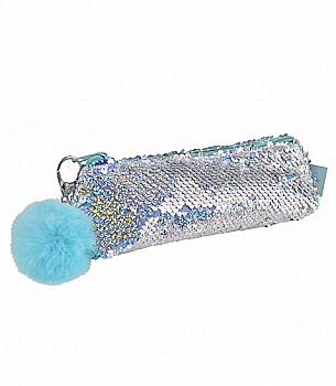 Пенал-косметичка з паєтками "Dream", біла, 532711 Пенал-косметичка з паєтками "Dream", біла, 532711