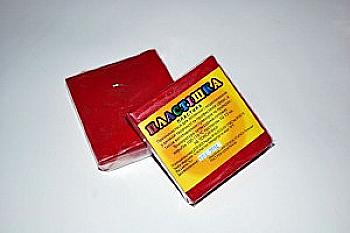 Пластика "Пластішка" 0,075 кг, бордовий, 0110 Пластика "Пластішка" 0,075 кг, бордовий, 0110