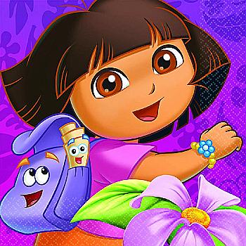 Салфетка Даша-путешественница, 33 см 16 ед., 1502-1603