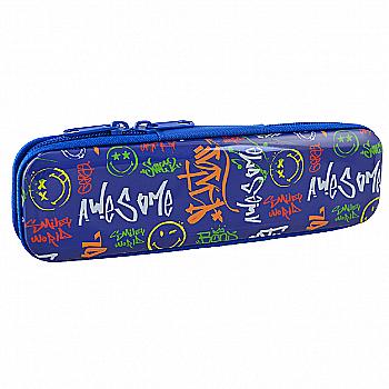 Пенал металевий MP-01 "Smiley world"-2, 532280