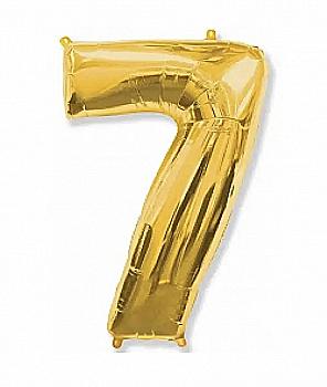 Куля повітряна Цифра 7 золото Ф, 1207-3265