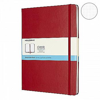 Записник Червоний великий точка, Moleskine Classic, QP093F2 Записник Червоний великий точка, Moleskine Classic, QP093F2