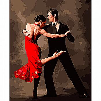 Набір для розпису по номерах 40*50 см "Пристрасть", 953953