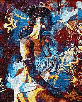 Набір для розпису по номерах 40*50 см "Силует 2", KHO4680