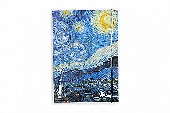 Скетчбук А5 Van Gogh 1889 S Plus, 150 г/м², 160 л на резинке, кремовая бумага, Manuscript