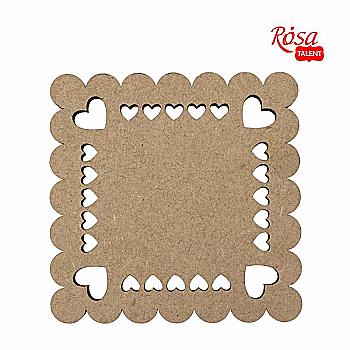 Подставка под чашки "Love" 1, МДФ,10*10 см, Rosa Talent (2)