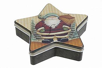 Подарочная коробка жестяная маленькая, 63-975