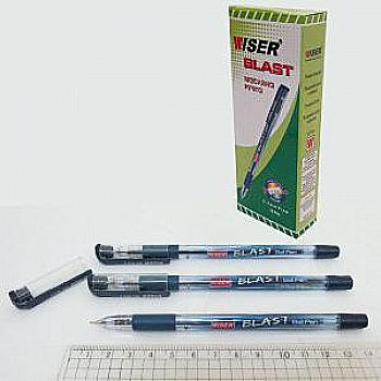 Ручка масляна Wiser "BLAST" 0,7 мм з грипом, синя, blast-bl Ручка масляна Wiser "BLAST" 0,7 мм з грипом, синя, blast-bl