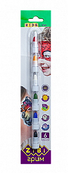 Олівці для гриму "Позитив", 6 кол. 22 г, ZB.6569 Олівці для гриму "Позитив", 6 кол. 22 г, ZB.6569