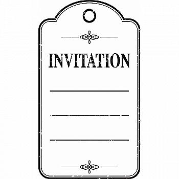 Штамп Вінтаж Invitation, 10004093 ТМ "Artemio"