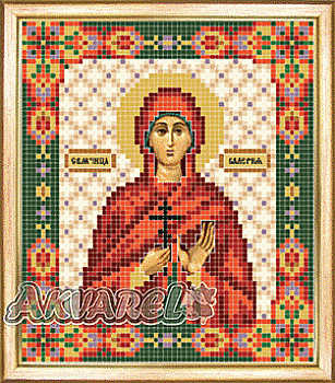 Схема для вышивания бисером иконы СБИ-063 "Валерия" 12*14 см ТМ "Чарівна мить"