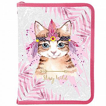 Папка об`ємна на блискавці, А5+, Cuties-03, 1805-93-A Папка об`ємна на блискавці, А5+, Cuties-03, 1805-93-A