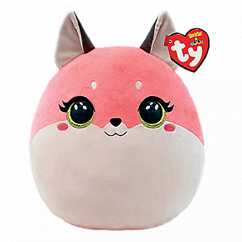 Іграшка м`яка TY Squish-a-Boos Рожева лисичка "Roxie" 40 см, 39323 Іграшка м`яка TY Squish-a-Boos Рожева лисичка "Roxie" 40 см, 39323