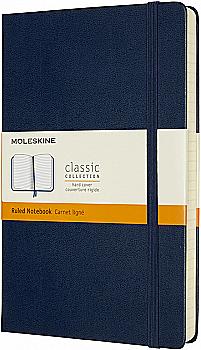Записник Сапфір середній лінійка, Moleskine Classic Expanded, QP060EXPB20 Записник Сапфір середній лінійка, Moleskine Classic Expanded, QP060EXPB20